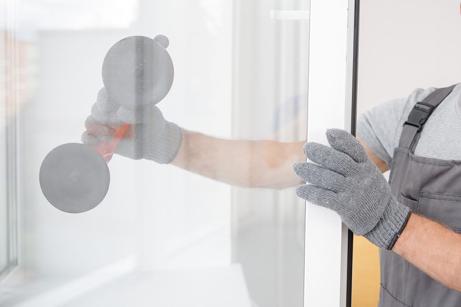 Wie kann man die Glasscheibe aus einem PVC-Fenster herausnehmen?