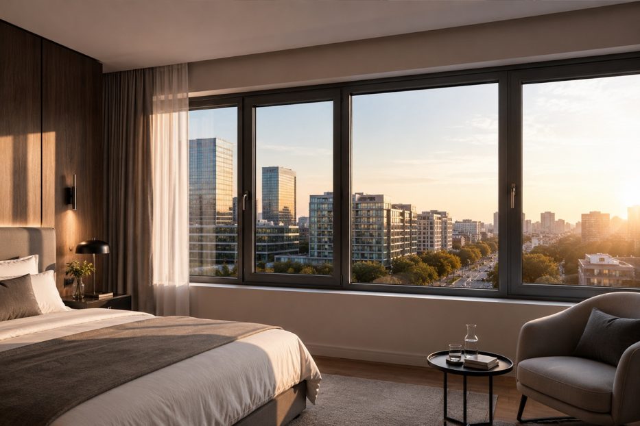 Schallschutz in Ballungsräumen – Auswahl von Bauelementen mit hohem Rw-Wert für Hotels und Wohnungen